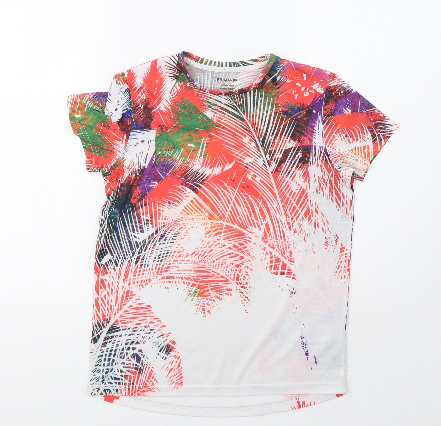 Primark Boys White   Basic T-Shirt Size 11-12 Years