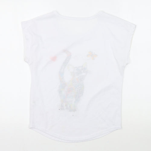 Preworn Womens White   Basic T-Shirt Size S