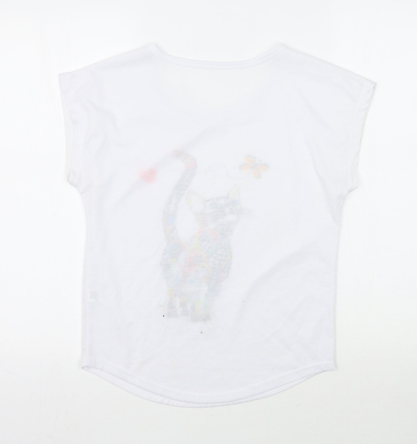 Preworn Womens White   Basic T-Shirt Size S