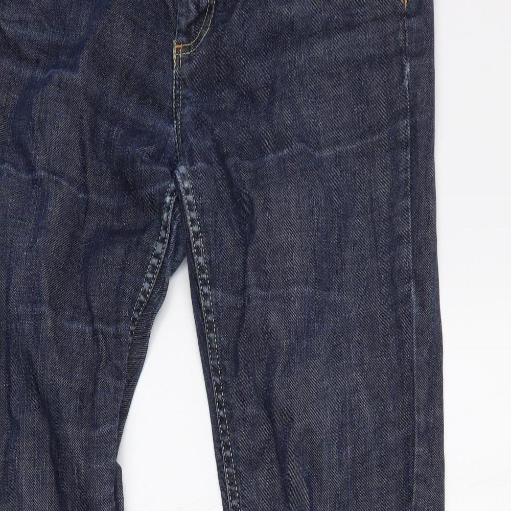 Topshop Womens Blue   Bootcut Jeans Size 30 L30 in