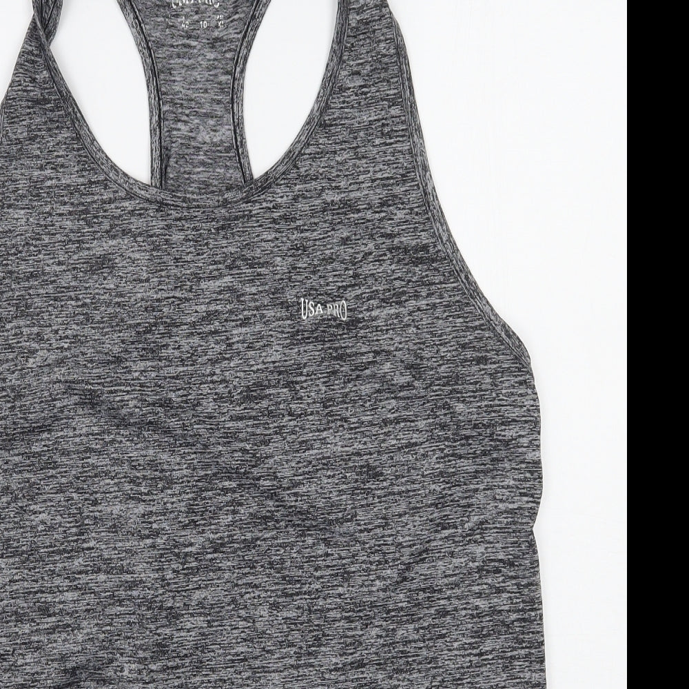 USA Pro Womens Grey   Basic Tank Size 14