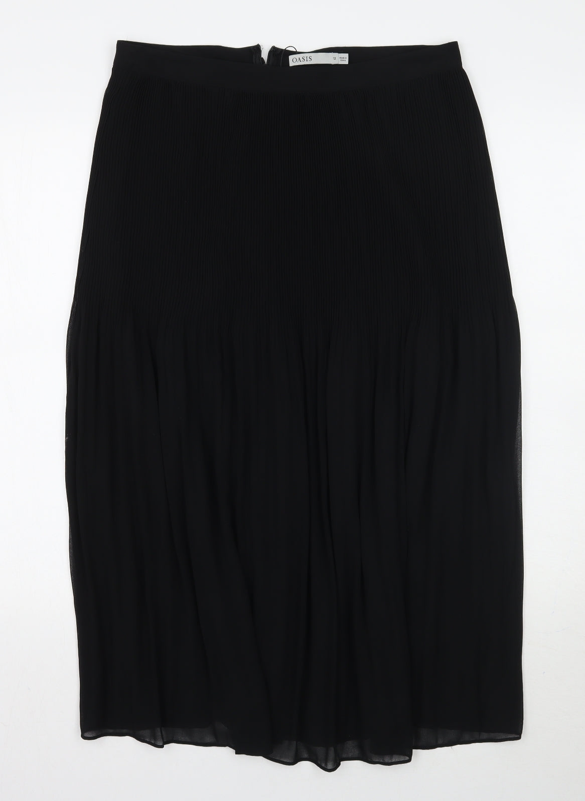 Oasis Womens Black   A-Line Skirt Size 12
