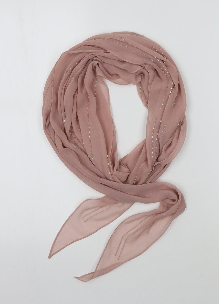 Preworn Womens Pink Scarf