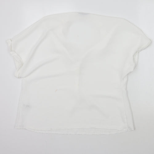 TU Womens White   Basic Blouse Size 12
