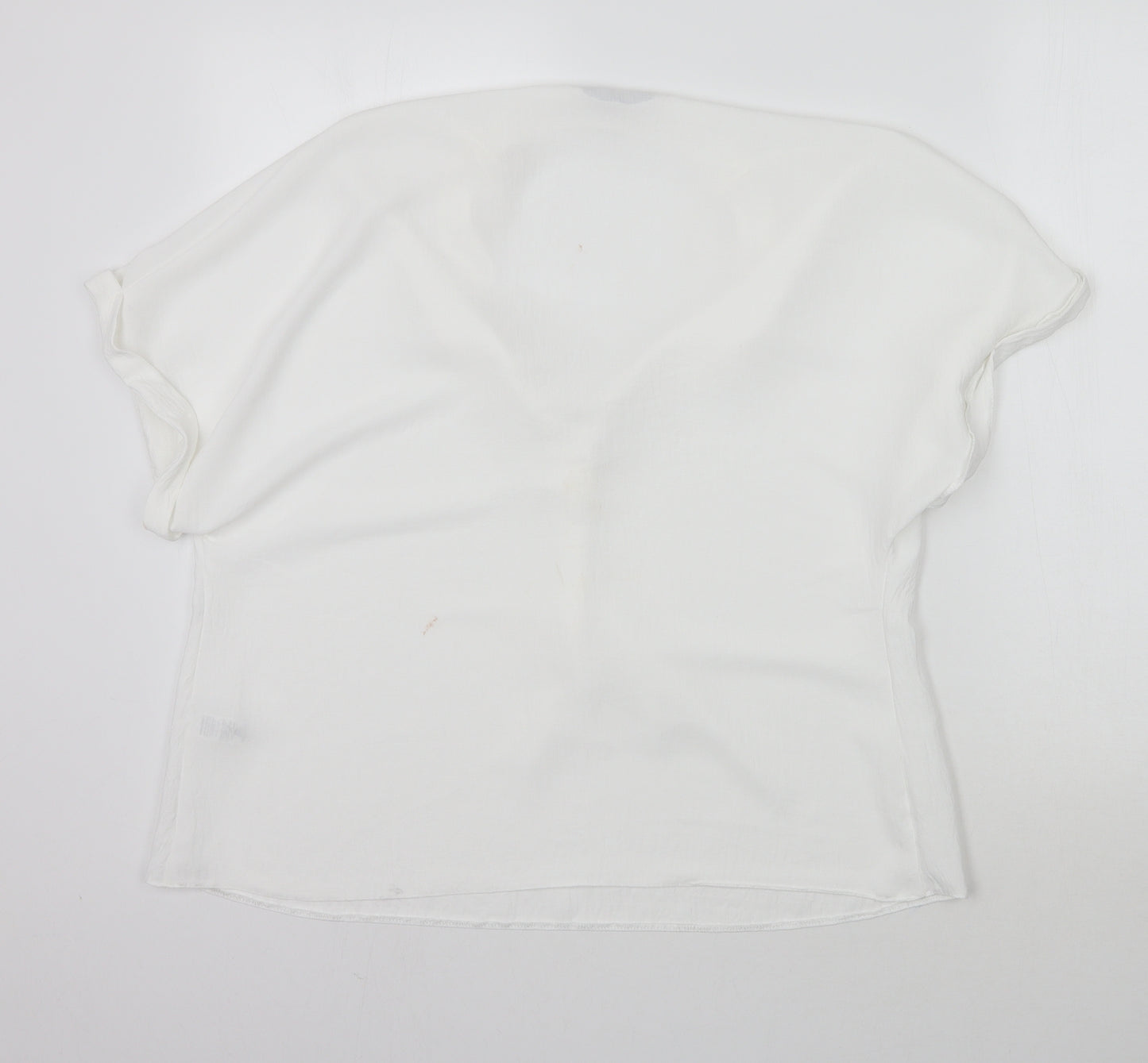 TU Womens White   Basic Blouse Size 12