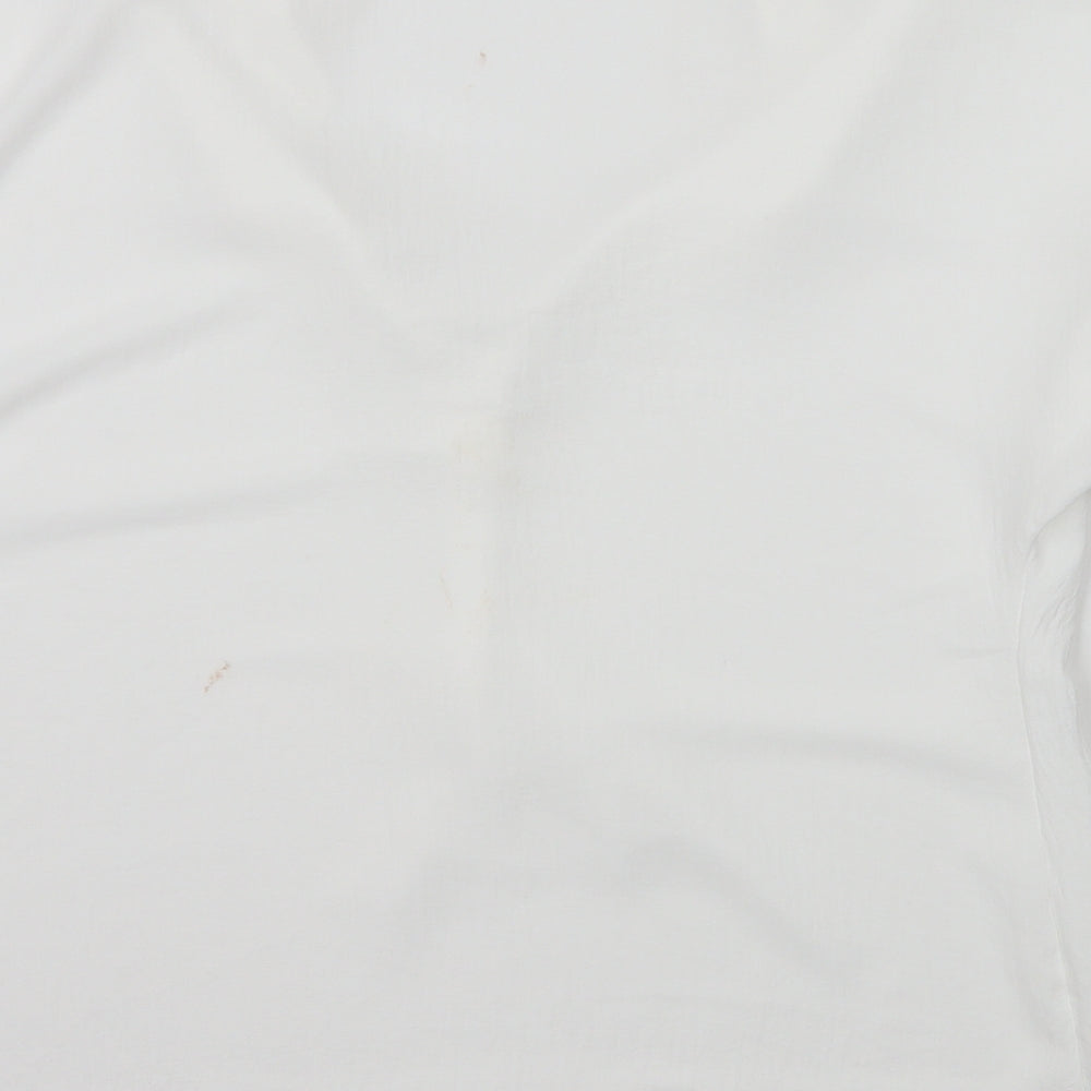 TU Womens White   Basic Blouse Size 12
