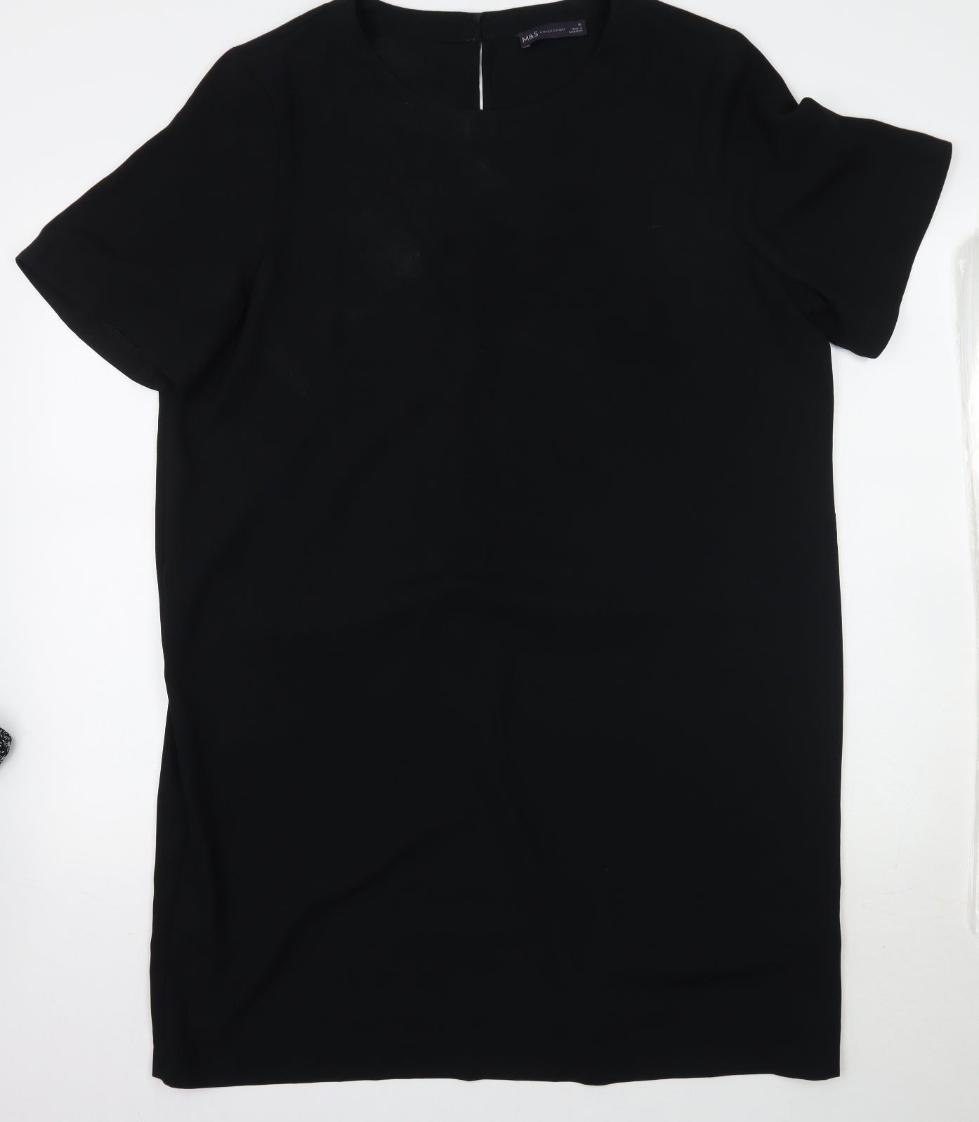 Marks and Spencer Womens Black   A-Line  Size 18