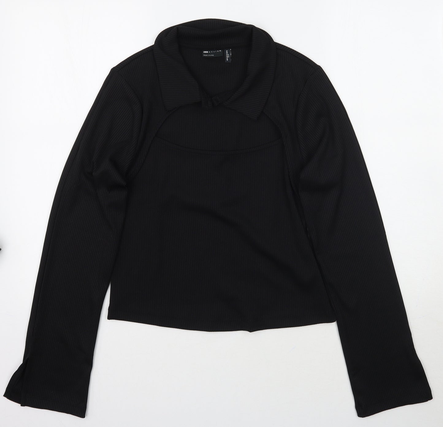 ASOS Womens Black   Basic T-Shirt Size 16