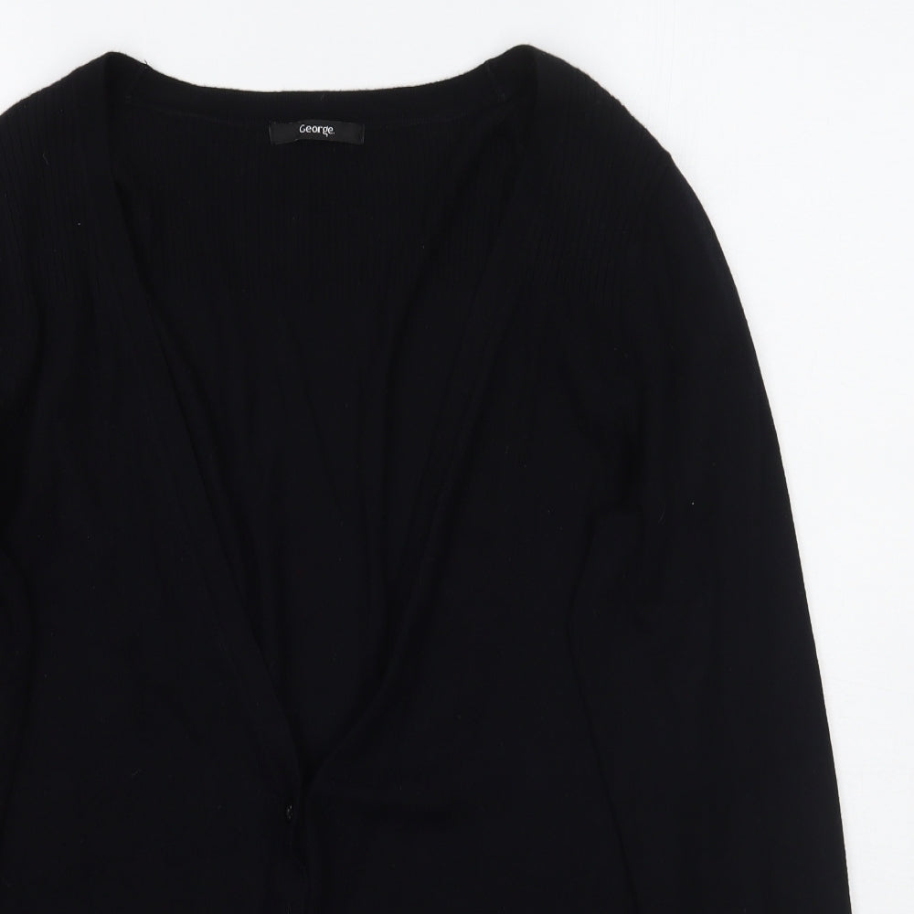 George Womens Black   Cardigan Jumper Size 12