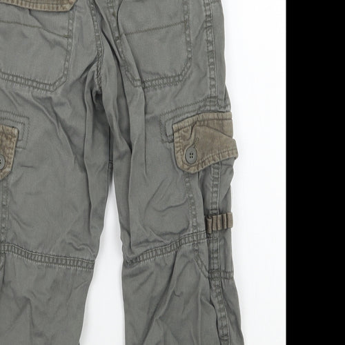 George Boys Grey   Cargo Trousers Size 4-5 Years