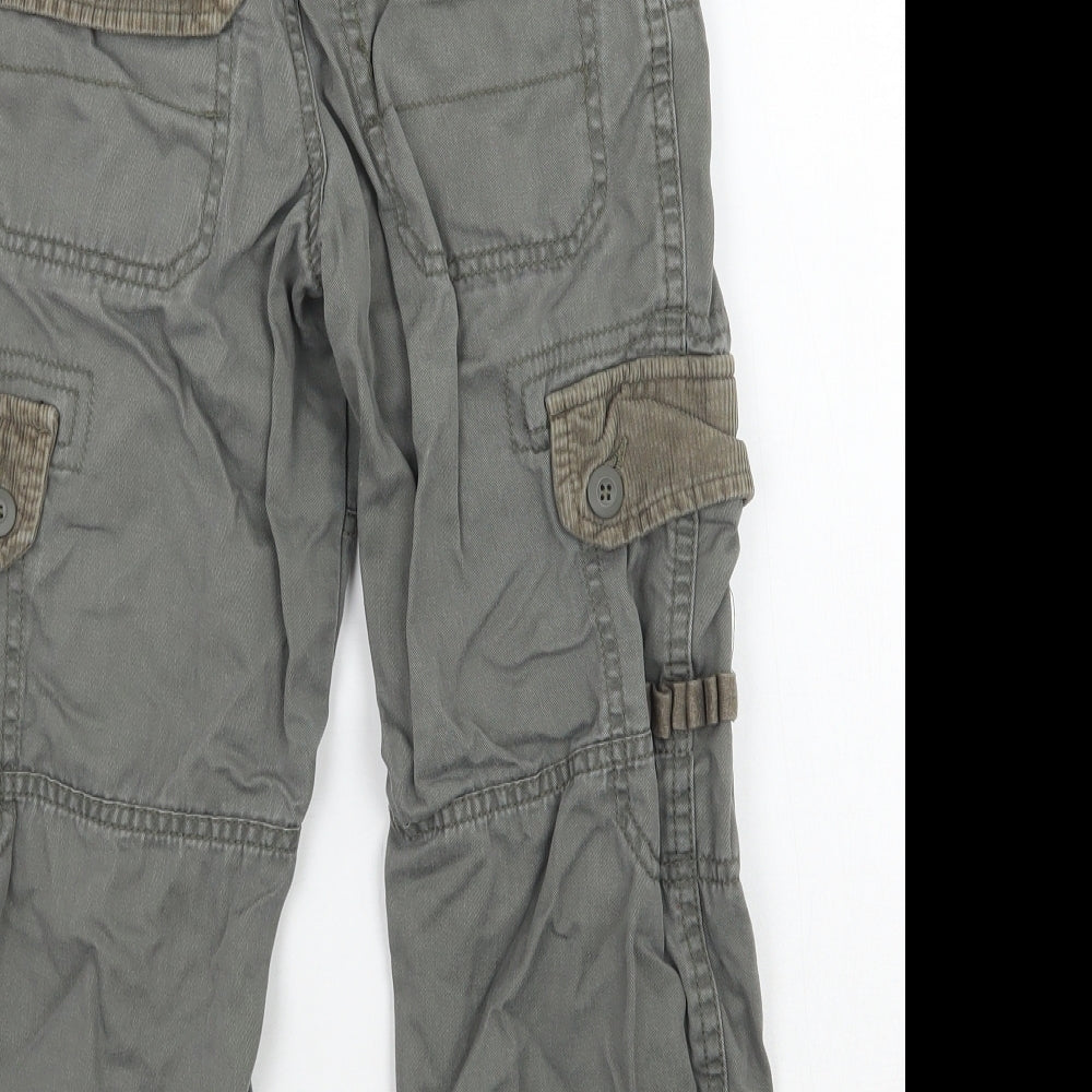 George Boys Grey   Cargo Trousers Size 4-5 Years