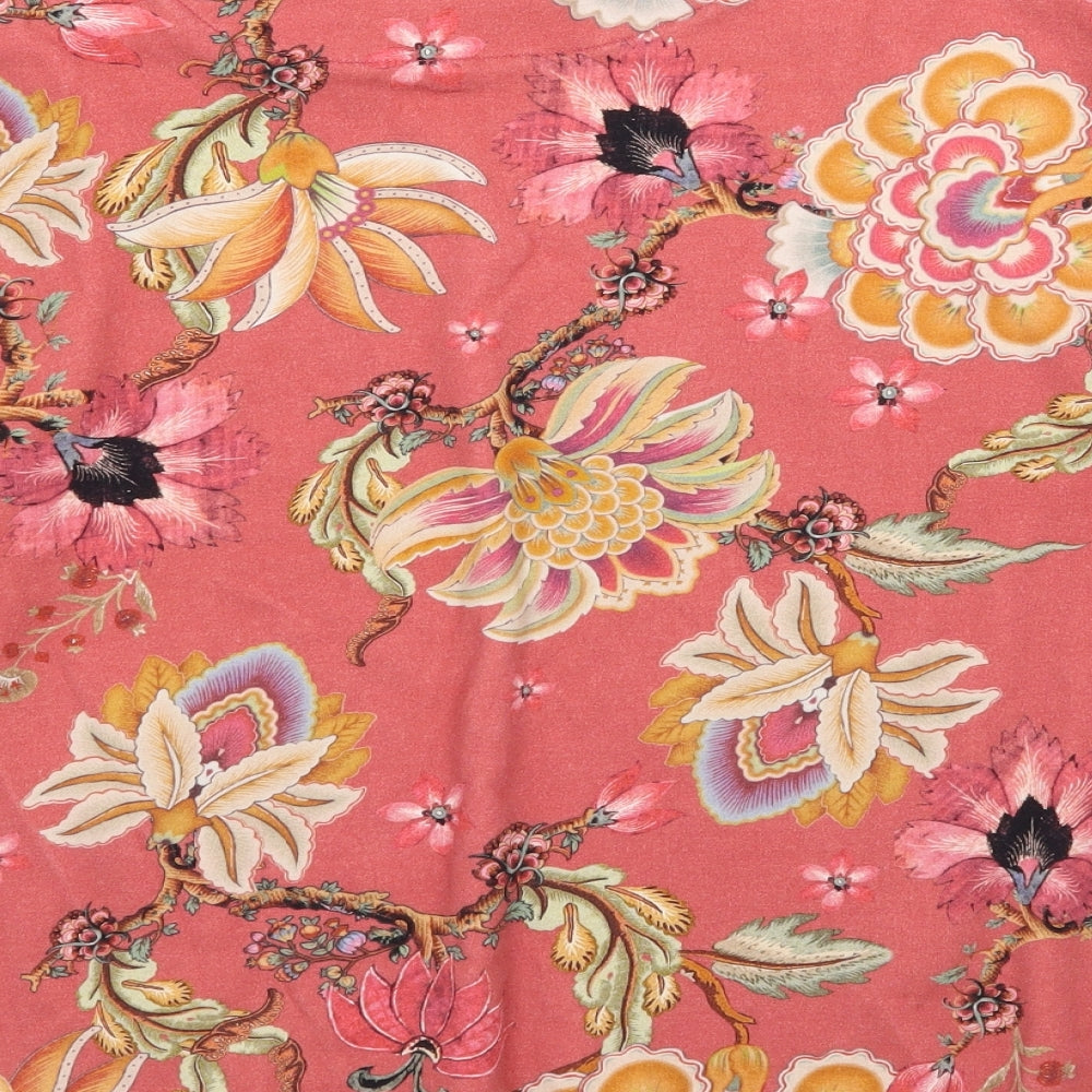 Joe Browns Womens Pink Floral  Pullover Jumper Size 18