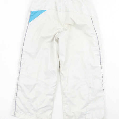 George Boys White   Sweatpants Trousers Size 4-5 Years
