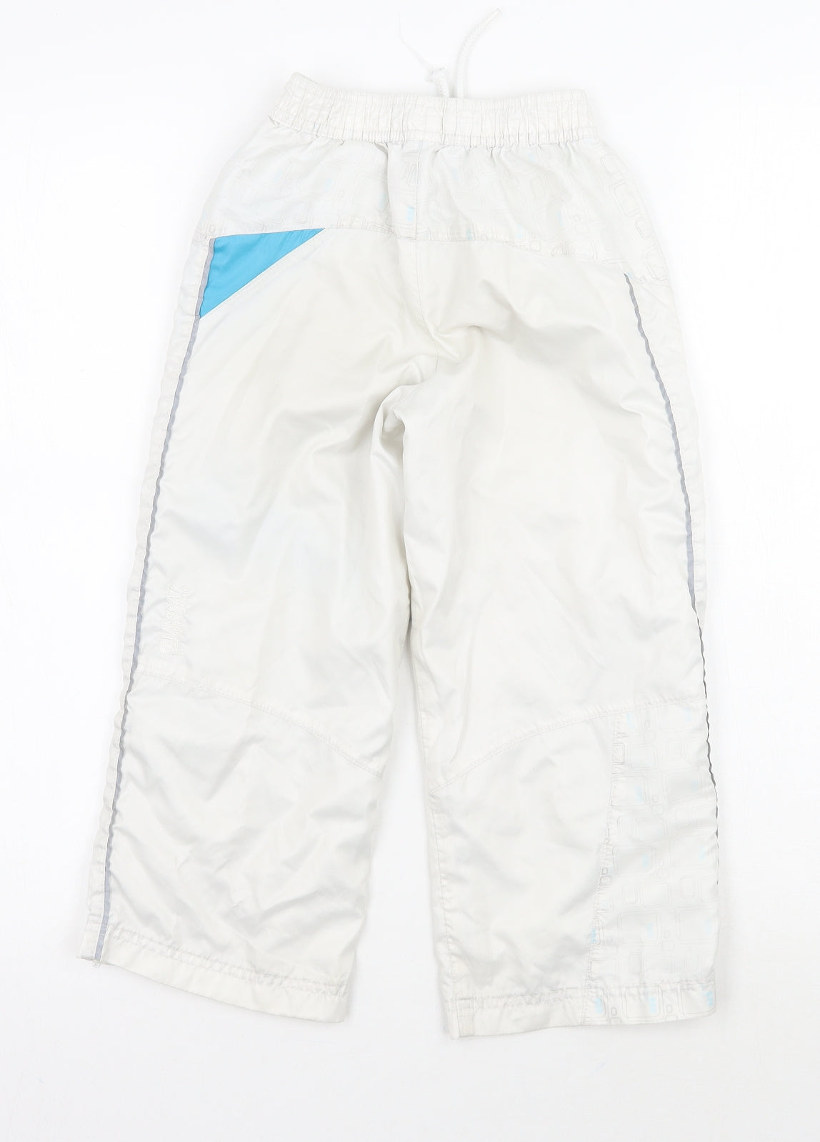 George Boys White   Sweatpants Trousers Size 4-5 Years