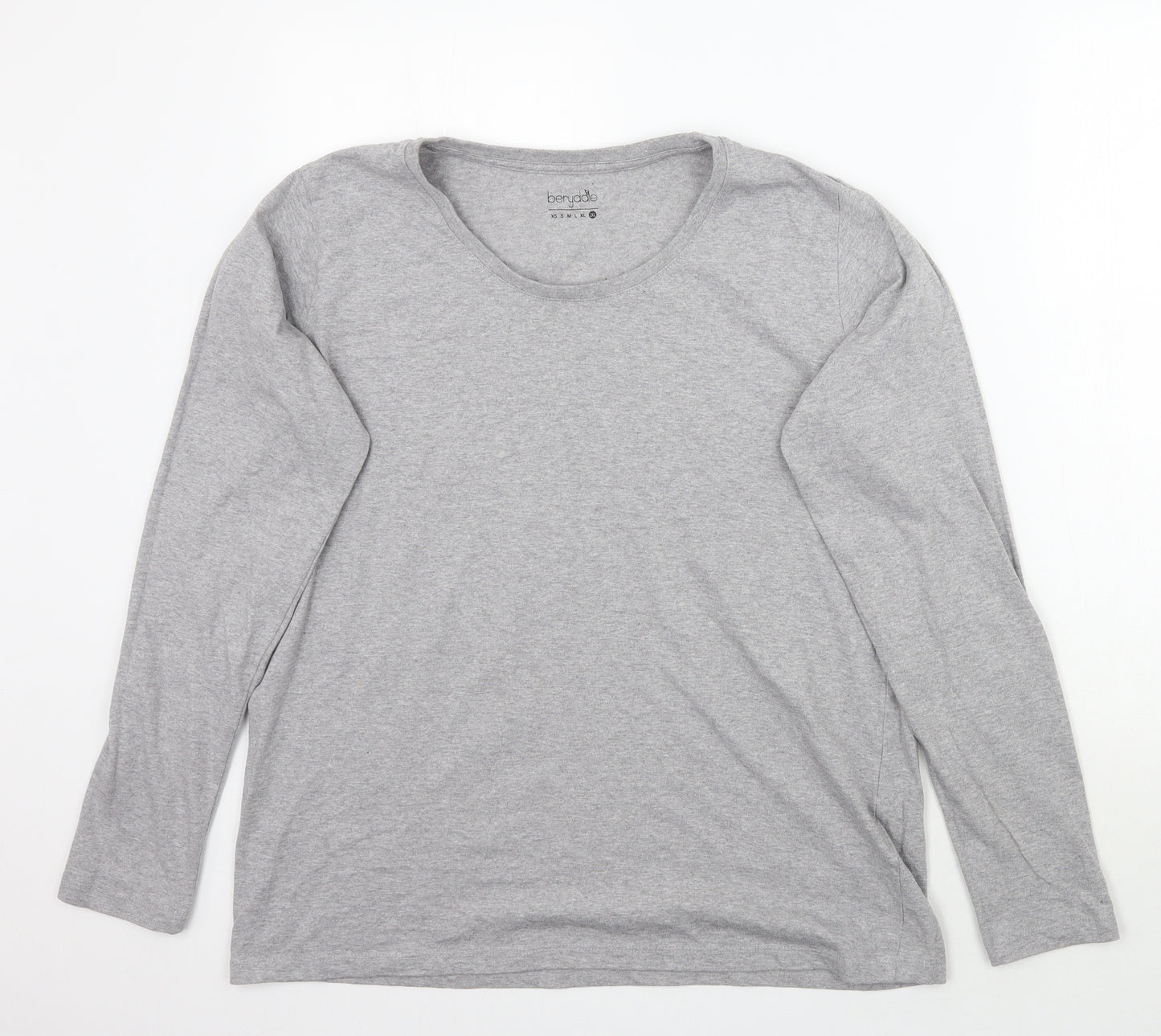 Berydale Womens Grey   Basic T-Shirt Size XL