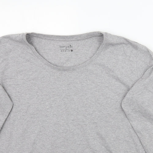 Berydale Womens Grey   Basic T-Shirt Size XL