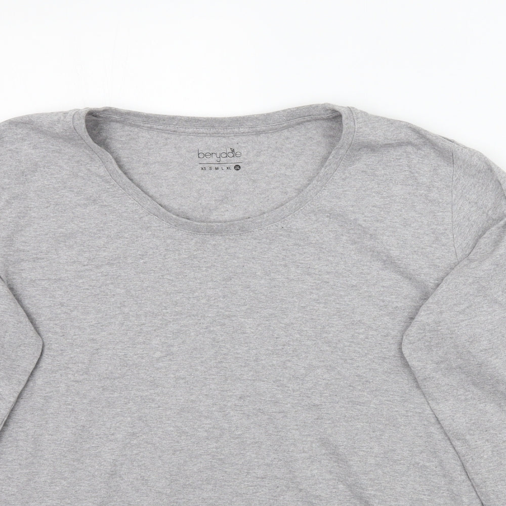 Berydale Womens Grey   Basic T-Shirt Size XL