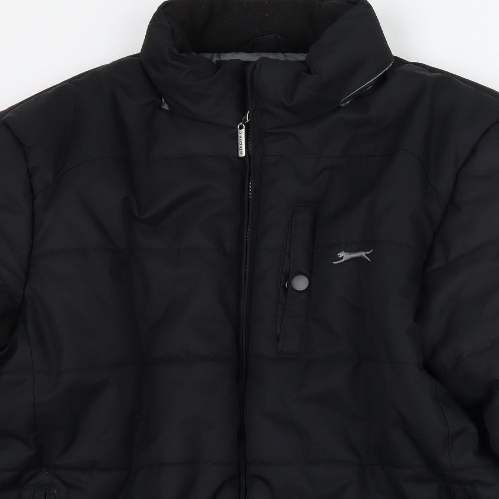 Slazenger Mens Black   Jacket Coat Size L