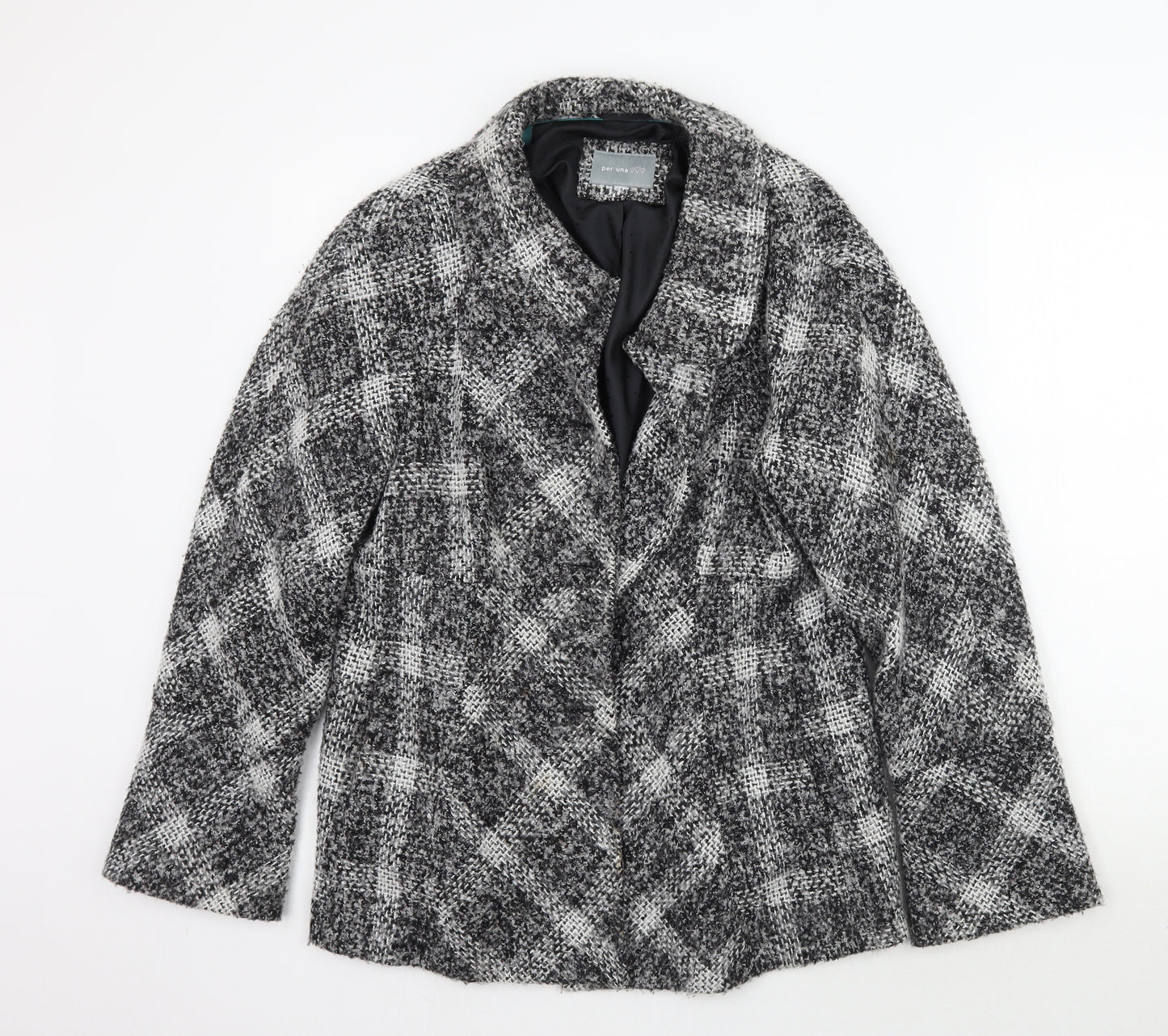 Per Una Womens Grey   Jacket Coat Size 18