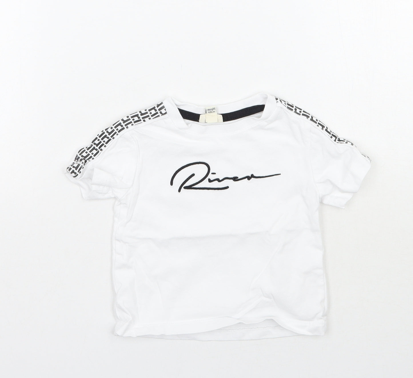 River Island Baby White   Basic T-Shirt Size 3-6 Months