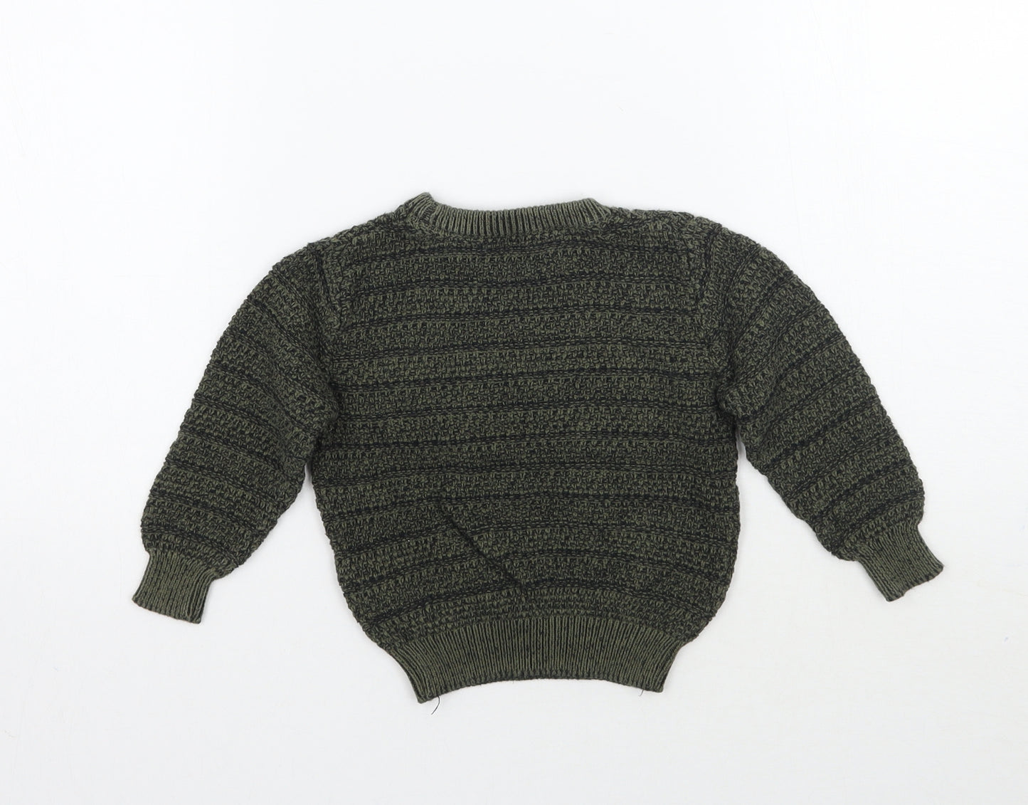 Primark Boys Green   Pullover Jumper Size 9-12 Months
