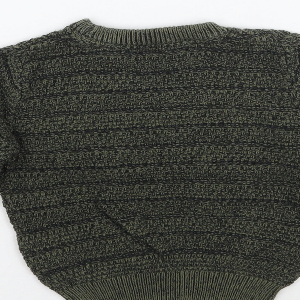 Primark Boys Green   Pullover Jumper Size 9-12 Months