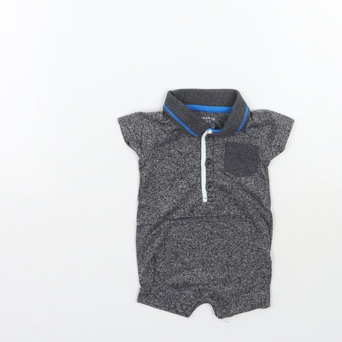 Primark Baby Grey   Babygrow One-Piece Size Newborn