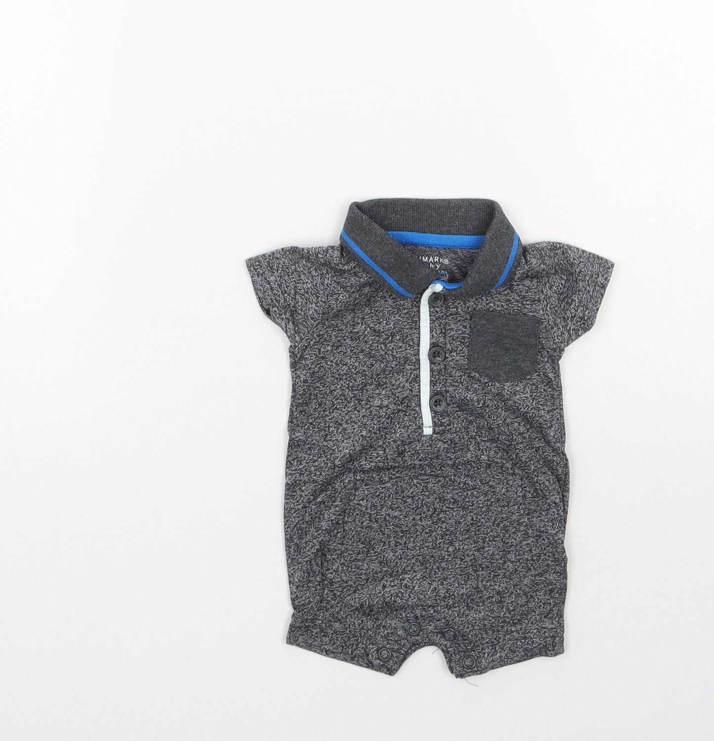Primark Baby Grey   Babygrow One-Piece Size Newborn