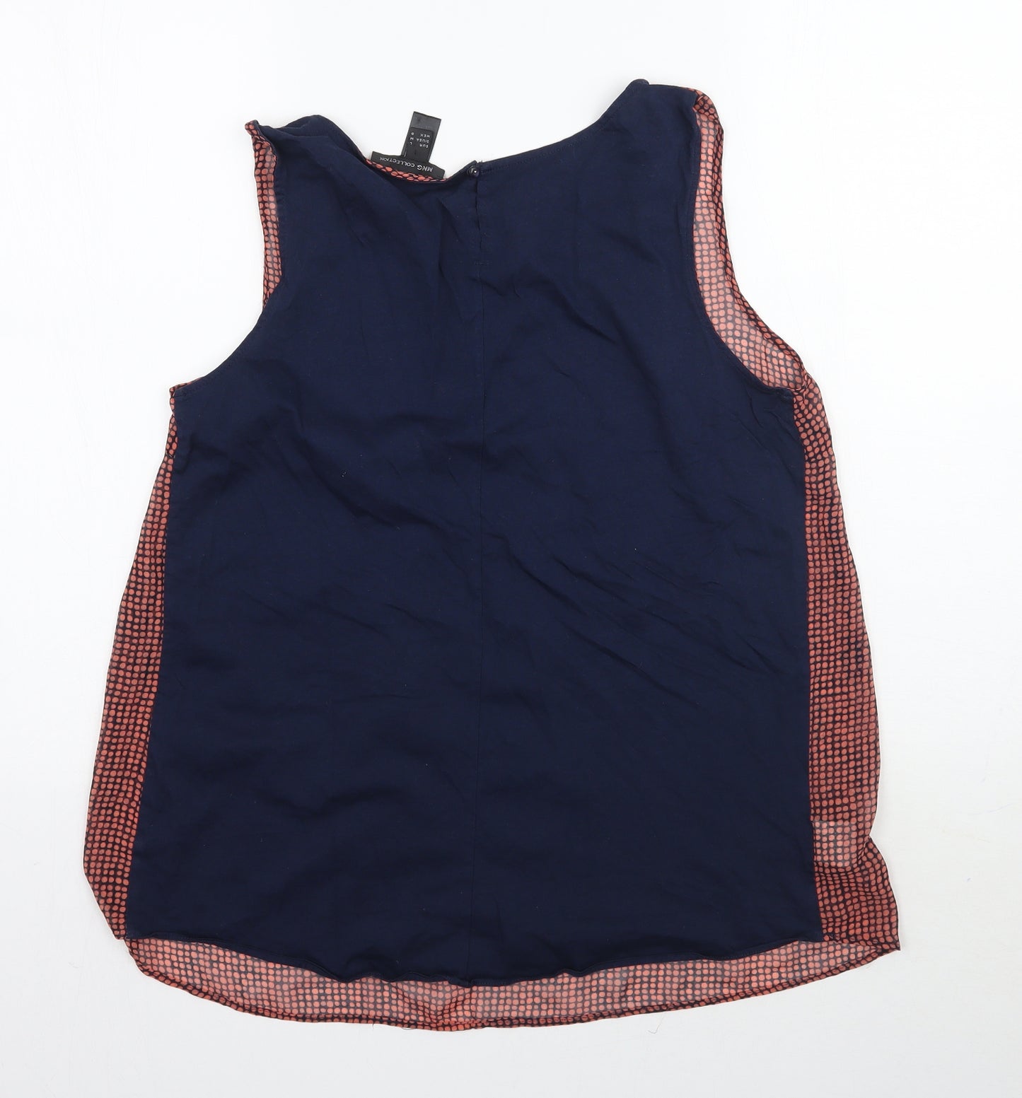 MNG Womens Pink Polka Dot  Basic Tank Size L
