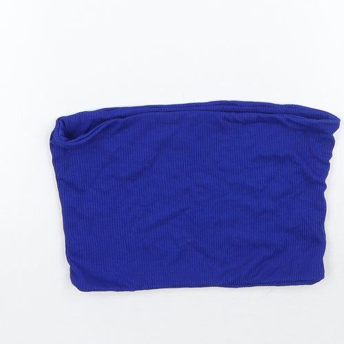 Topshop Womens Blue   Cropped Tank Size 10