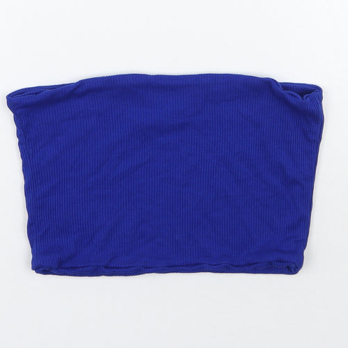 Topshop Womens Blue   Cropped Tank Size 10