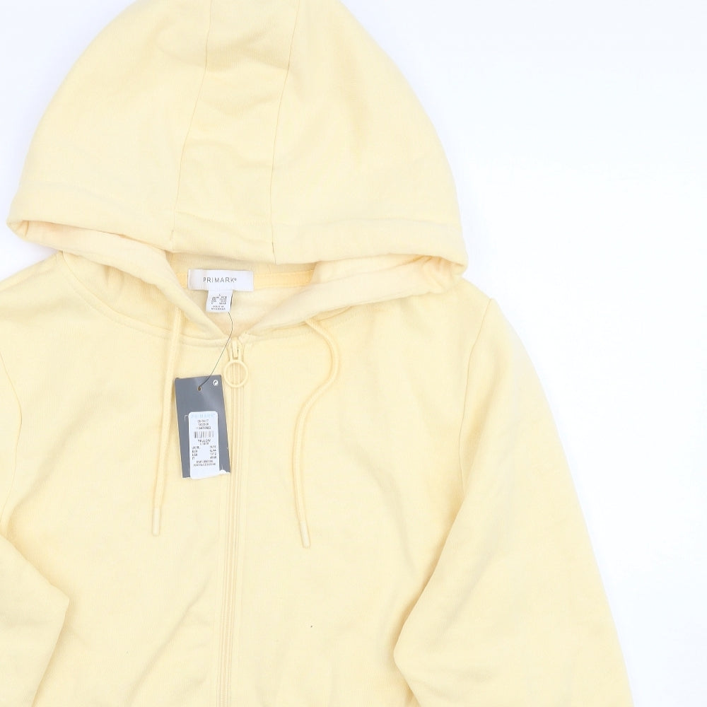 Primark Womens Yellow   Jacket Coat Size 16