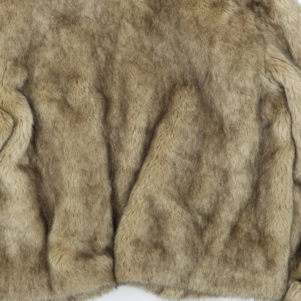 TRF Collection Womens Beige   Jacket Coat Size S