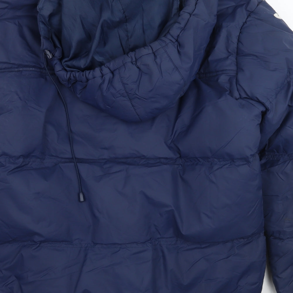 Joma Mens Blue   Jacket Coat Size M