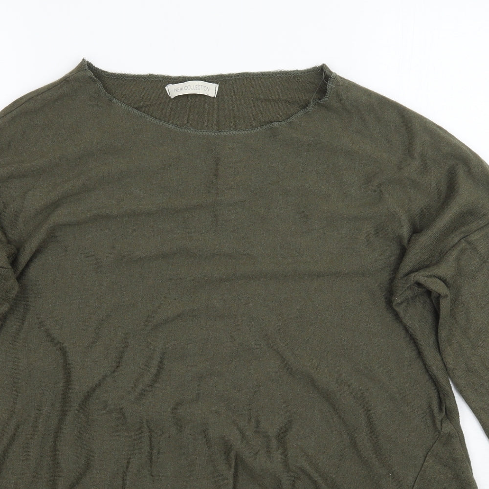 NEW Collection Womens Green   Pullover Jumper Size M