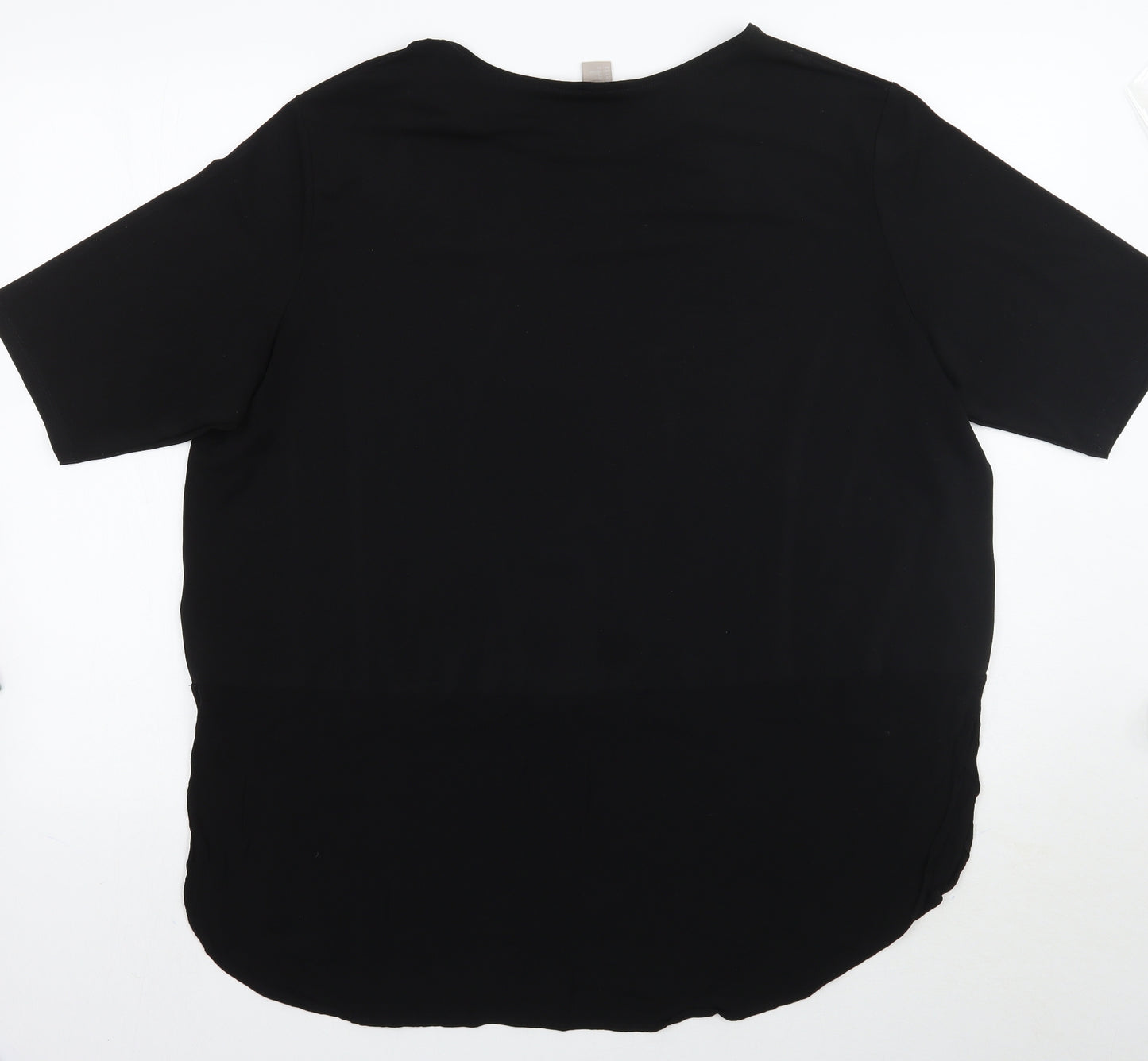 H&M Womens Black   Basic T-Shirt Size XL