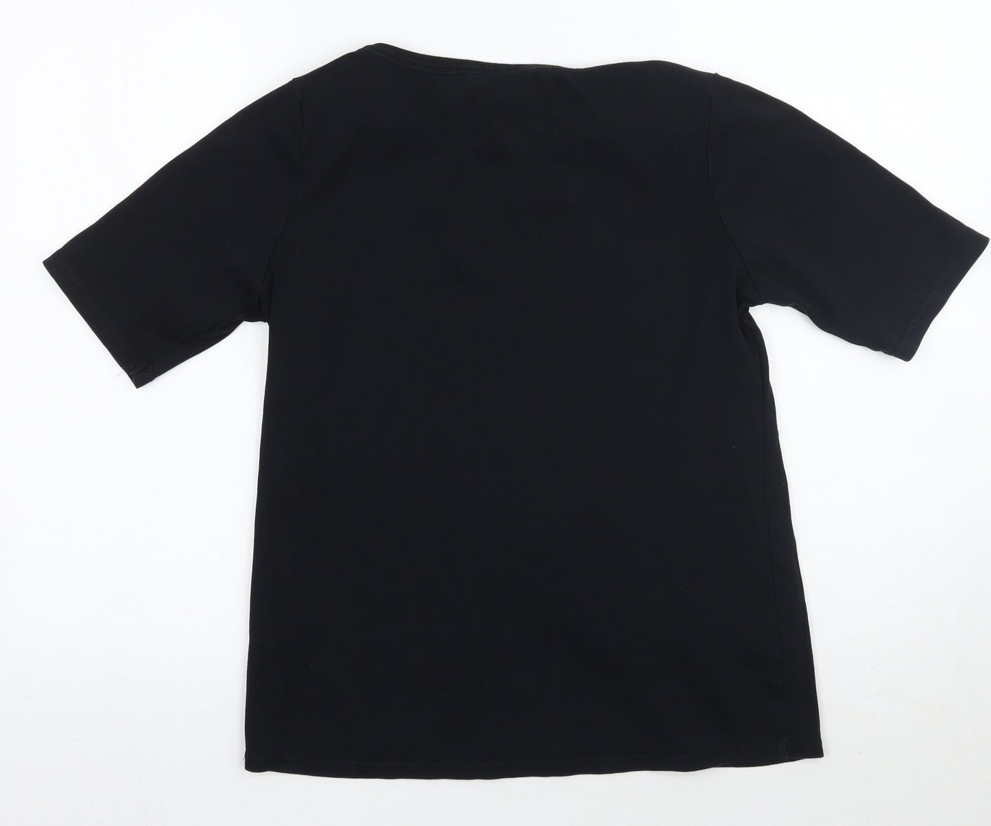 Marks and Spencer Womens Black   Basic T-Shirt Size 16
