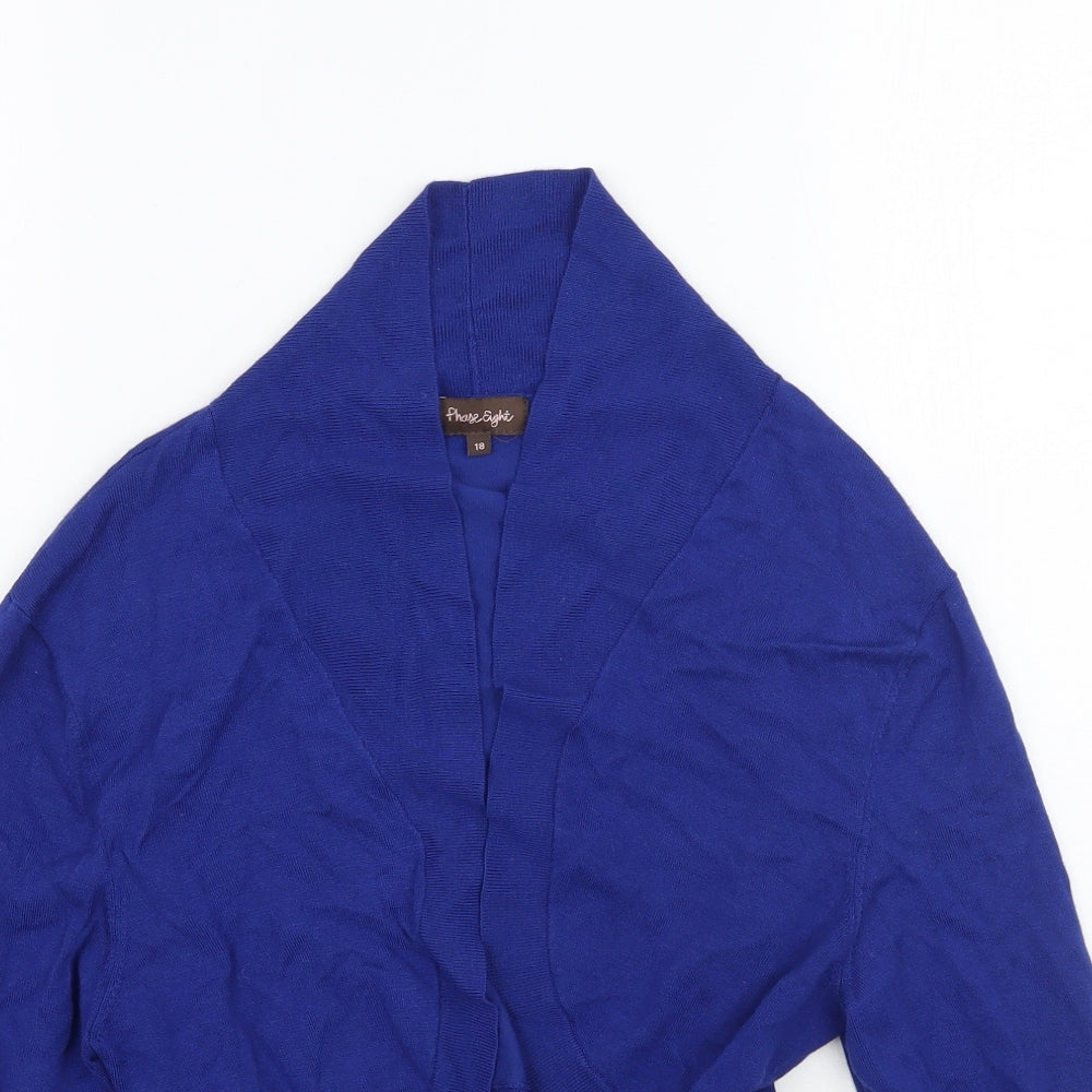 Phase Eight Womens Blue   Cardigan Jumper Size 18