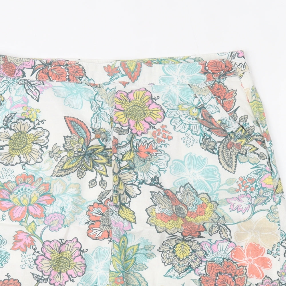 NEXT Womens Multicoloured Floral  Mini Skirt Size 14