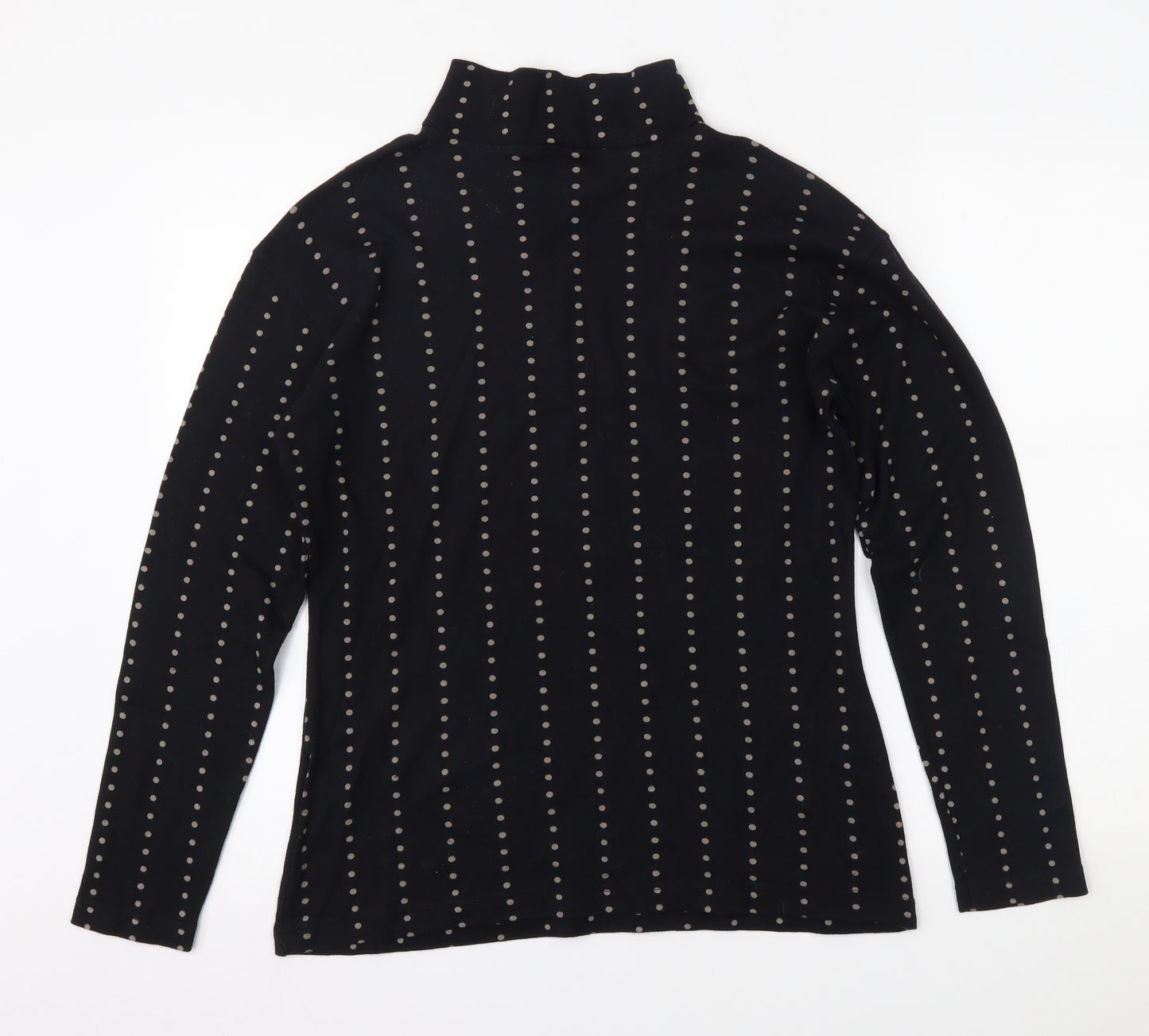 Trespass Womens Black Polka Dot  Basic Casual Size L
