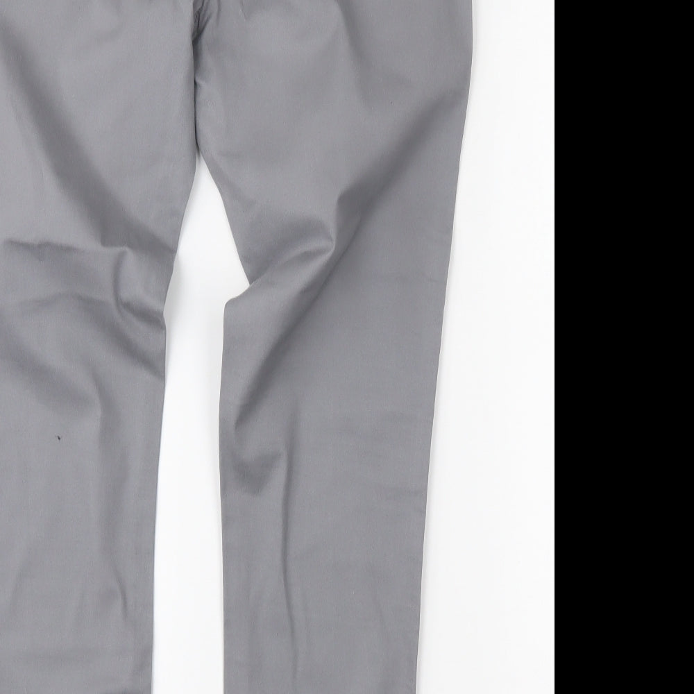 NEXT Womens Grey   Chino Trousers Size 16 L30 in