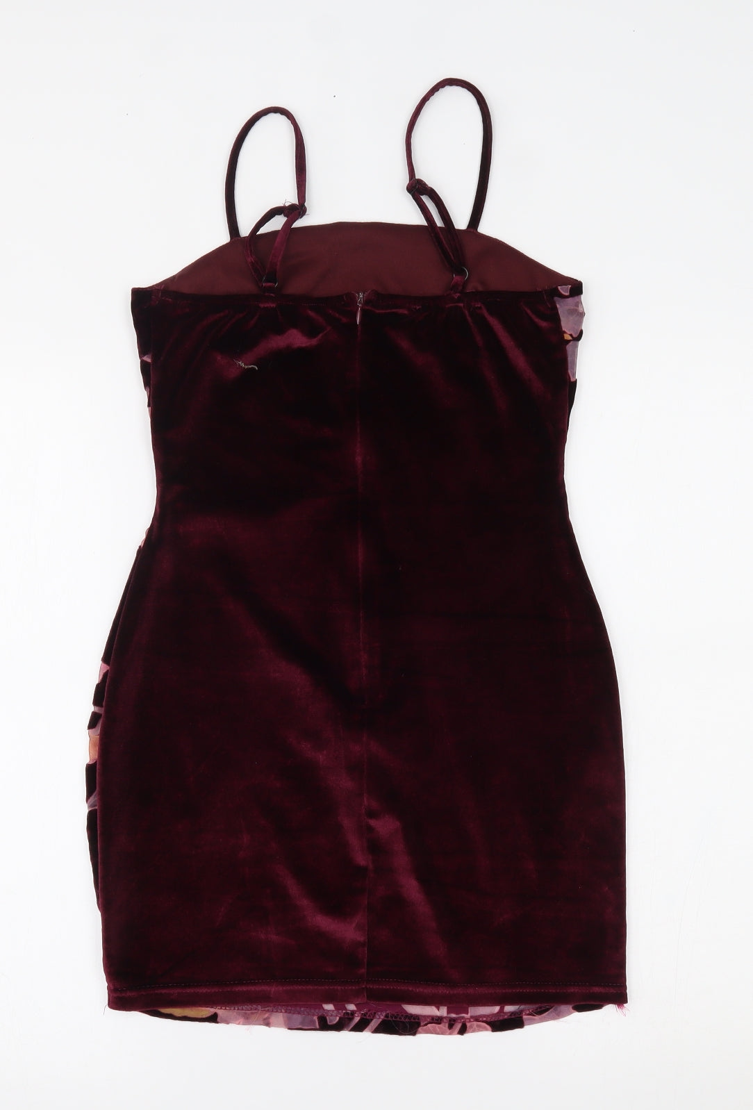 Parisian Womens Purple Floral  Bodycon  Size 8