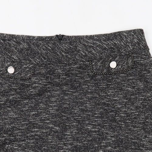 Debenhams Womens Grey   Mini Skirt Size 16