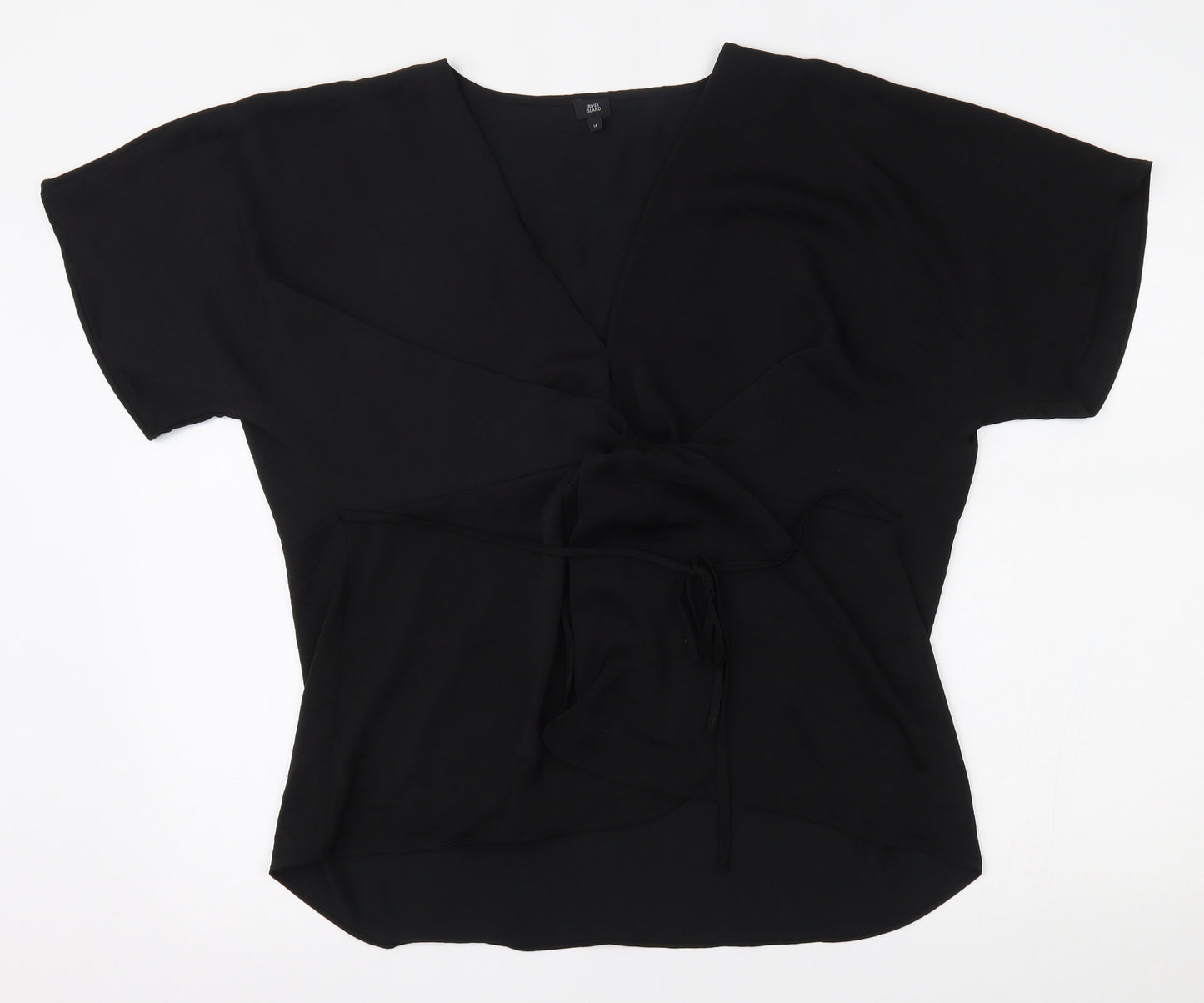 River Island Womens Black   Basic Blouse Size 14