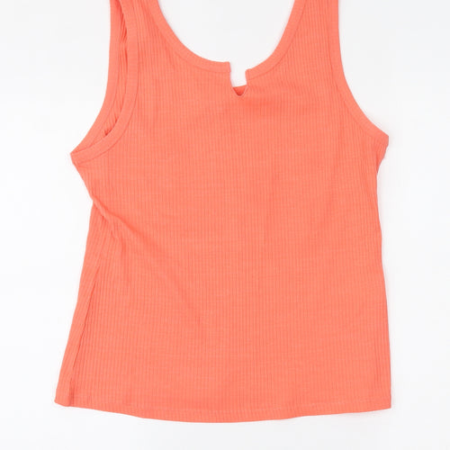 Red Herring Womens Orange   Basic Tank Size 16