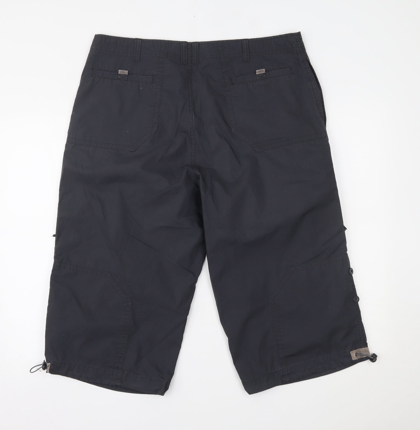 George Mens Grey   Cargo Trousers Size 38