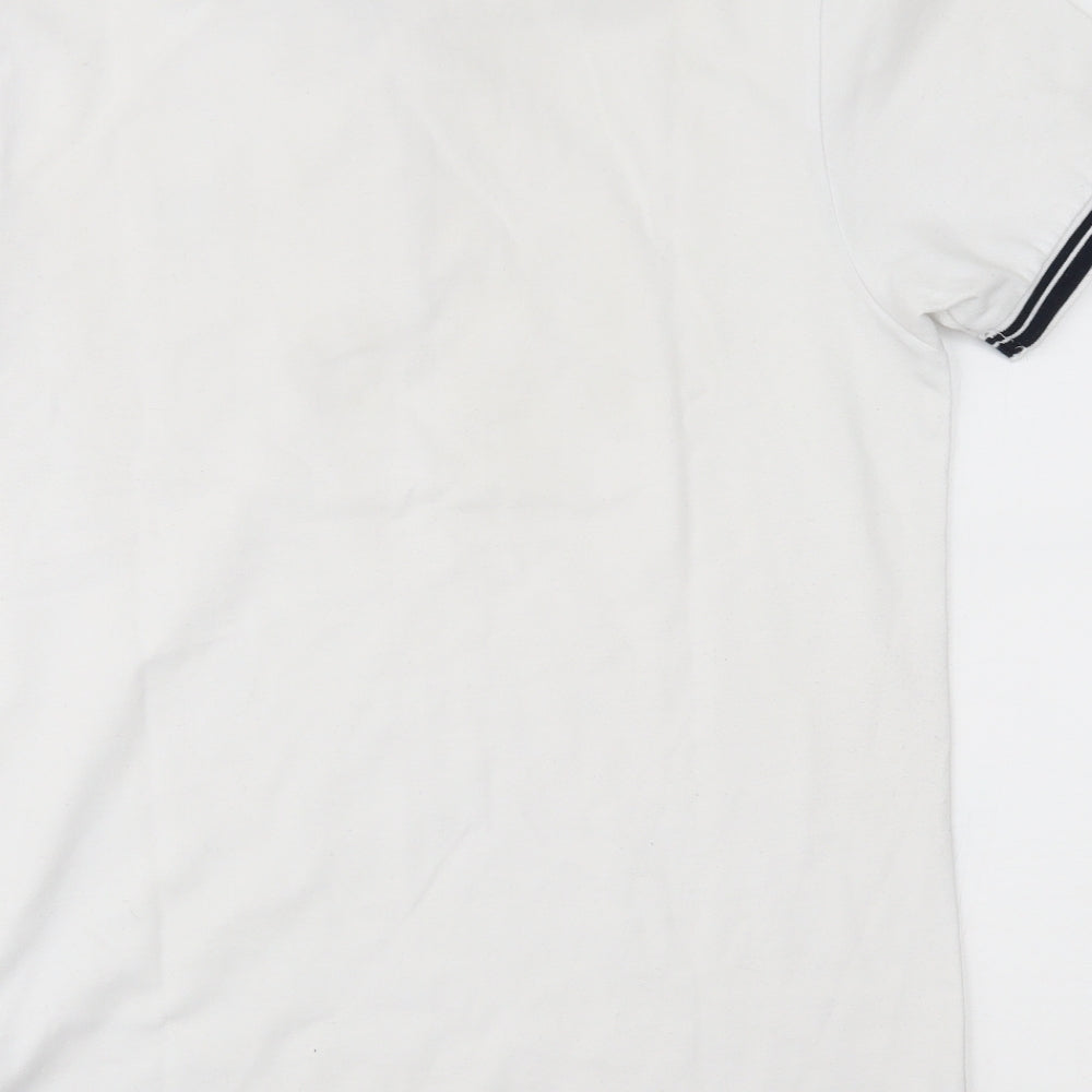 Lonsdale Mens White    Polo Size M