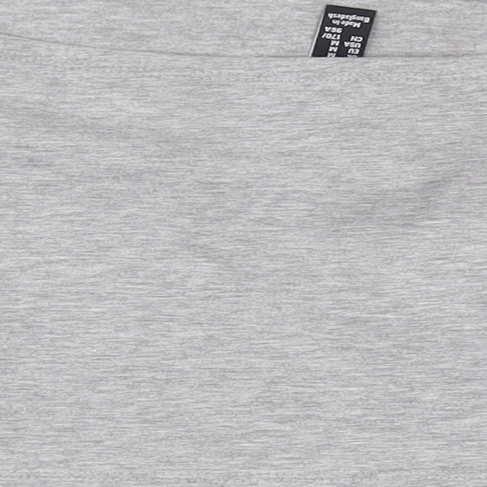 New Look Womens Grey   Cropped Blouse Size M