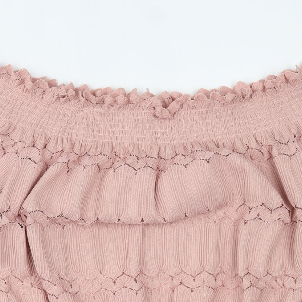 River Island Womens Pink   Basic Blouse Size 16