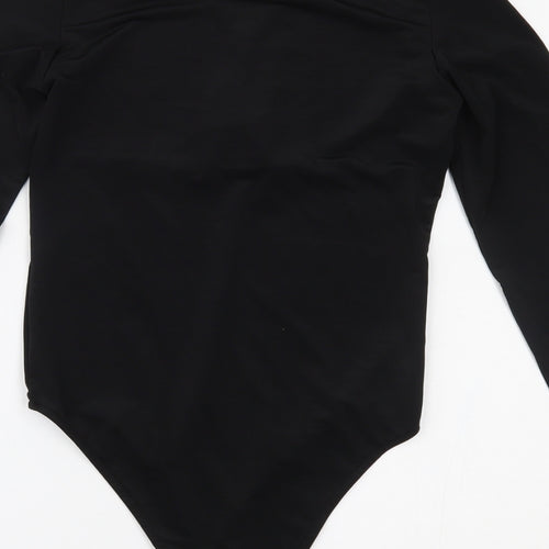 H&M Womens Black   Bodysuit One-Piece Size S